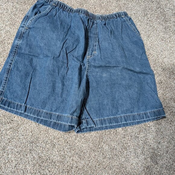 5 Pair White Stag elastic denim shorts size 16 womens Waist 38" - Picture 5 of 5